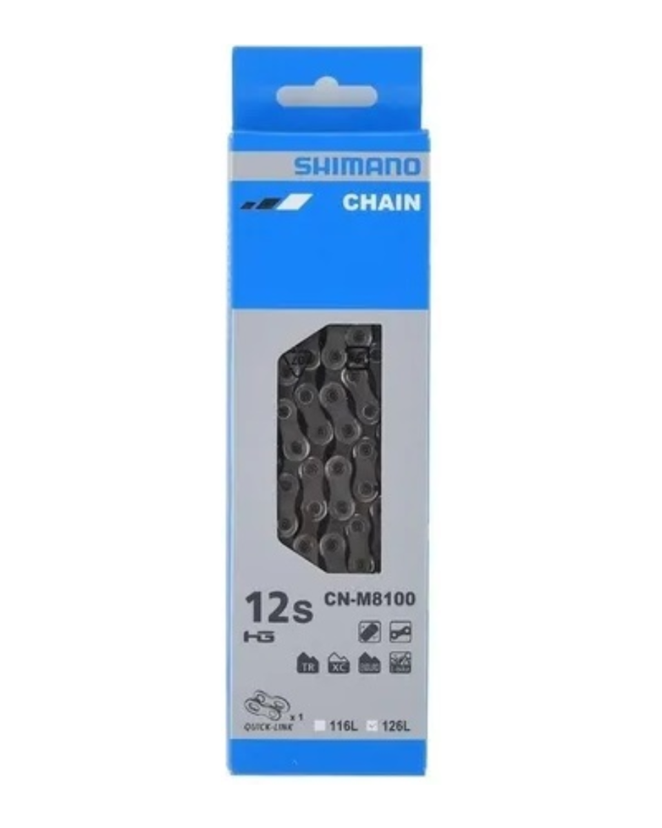 CADENA SHIMANO XT CN-M8100 PARA 12 VELOCIDADES